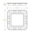 Bio Cane Produce Trays Natural 5" x 5" additional 2