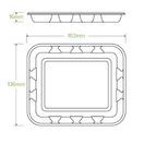 Bio Cane Produce Trays Natural 6" x 5" additional 2