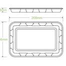 Bio Cane Produce Trays Natural 8" x 5" additional 2