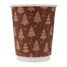 Fiesta Recyclable Christmas Double Wall Hot Cups 8oz additional 2