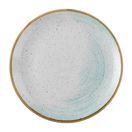 Churchill Stonecast Accents Evolve Coupe Plate Duck egg 260mm additional 1