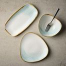 Churchill Stonecast Accents Lotus Plate Duck egg 254mm additional 2