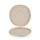 Churchill Stonecast Nutmeg Cream Organic Walled Plates 206mm additional 1