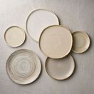 Churchill Stonecast Nutmeg Cream Organic Walled Plates 257mm additional 2