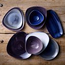Churchill Stonecast Patina Deep Purple Triangle Bowl 185mm additional 2