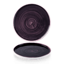 Churchill Stonecast Patina Deep Purple Walled Plate 260mm additional 1