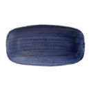Churchill Stonecast Patina No. 4 Chefs Plates Cobalt Blue 355 x 189mm additional 1