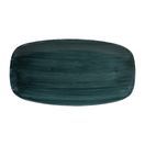 Churchill Stonecast Patina Oblong Chef Plates Rustic Teal 355 x 189mm additional 1