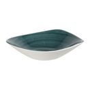 Churchill Stonecast Patina Triangular Bowls Rustic Teal 21oz 235mm additional 4