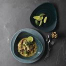 Churchill Stonecast Patina Triangular Bowls Rustic Teal 21oz 235mm additional 7