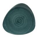 Churchill Stonecast Patina Triangular Plates Rustic Teal 229mm additional 1