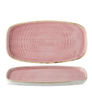 Churchill Stonecast Petal Pink Chefs' Walled Oblong Plate 300mm additional 1
