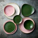 Churchill Stonecast Petal Pink Organic Walled Plates 257mm additional 3