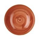 Churchill Stonecast Round Coupe Bowl Spiced Orange 182mm additional 1