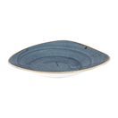 Churchill Stonecast Triangular Shallow Bowls Blueberry 272mm additional 2