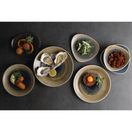 Churchill Stonecast Aqueous Deep Coupe Plates Bayou Taupe 255mm additional 10