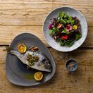 Churchill Stonecast Aqueous Lotus Plates Grey 254mm additional 2