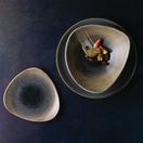 Churchill Stonecast Aqueous Triangular Plates Bayou Taupe 192mm additional 3