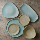 Churchill Stonecast Canvas Breeze Lotus Plates 228mm additional 2