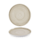 Churchill Stonecast Canvas Natural Walled Plates 210mm additional 1
