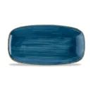 Churchill Stonecast Java Blue Chef's Oblong Plates 350 x 187mm additional 1