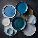 Churchill Stonecast Java Blue Evolve Coupe Plates 260mm additional 3