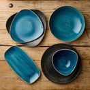 Churchill Stonecast Java Blue Lotus Plates 228mm additional 2