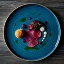 Churchill Stonecast Java Blue Walled Plates 260mm additional 2