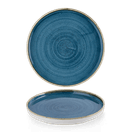Churchill Stonecast Java Blue Walled Plates 260mm additional 1