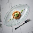 Churchill Isla Glass Clear Organic Glass Oval Platter 300mm additional 2