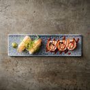 Churchill Raku Topaz Blue Oblong Plates 250 x 90mm additional 2