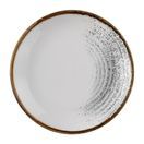Churchill Studio Prints Homespun Accents Jasper Evolve Coupe Plate Grey 165mm additional 1