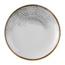 Churchill Studio Prints Homespun Accents Jasper Evolve Coupe Plate Grey 219mm additional 1
