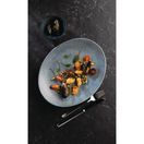 Churchill Studio Prints Raku Oval Coupe Plates Topaz Blue 270mm additional 2