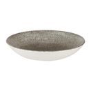 Churchill Studio Prints Raku Round Coupe Bowls Quartz Black 248mm additional 1