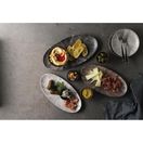 Churchill Studio Prints Stone Chefs Plates Quartz Black 347 x 173mm additional 2