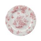 Churchill Vintage Prints Tea Plates Cranberry Toile Print 210mm additional 1