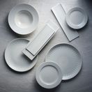 Churchill Era Grey Walled Plates 210mm additional 3