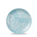 Churchill Vintage Prints Med Tiles Aquamarine Coupe Plate 165mm additional 1