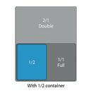 Matfer Bourgeat Stainless Steel 1/2 Gastronorm Tray 150mm additional 10