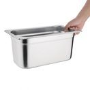 Vogue Stainless Steel 1/3 Gastronorm Tray - 150mm 5.7Ltr additional 5