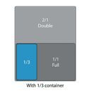 Vogue Stainless Steel 1/3 Gastronorm Tray - 100mm 3.7Ltr additional 2