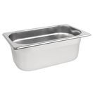 Vogue Stainless Steel 1/4 Gastronorm Tray - 100mm 2.5Ltr additional 1