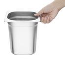 Vogue Stainless Steel 1/6 Gastronorm Tray - 200mm 3Ltr additional 5