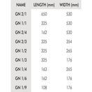 Vogue Stainless Steel 1/9 Gastronorm Tray - 100mm additional 3
