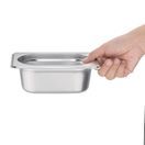 Vogue Stainless Steel 1/9 Gastronorm Tray - 65mm additional 5