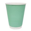 Fiesta Recyclable Coffee Cups Ripple Wall Turquoise 340ml / 12oz additional 1