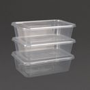 Fiesta Recyclable Plastic Microwavable Containers with Lid additional 38