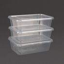 Fiesta Recyclable Plastic Microwavable Containers with Lid additional 17