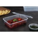 Fiesta Recyclable Plastic Microwavable Containers with Lid additional 2